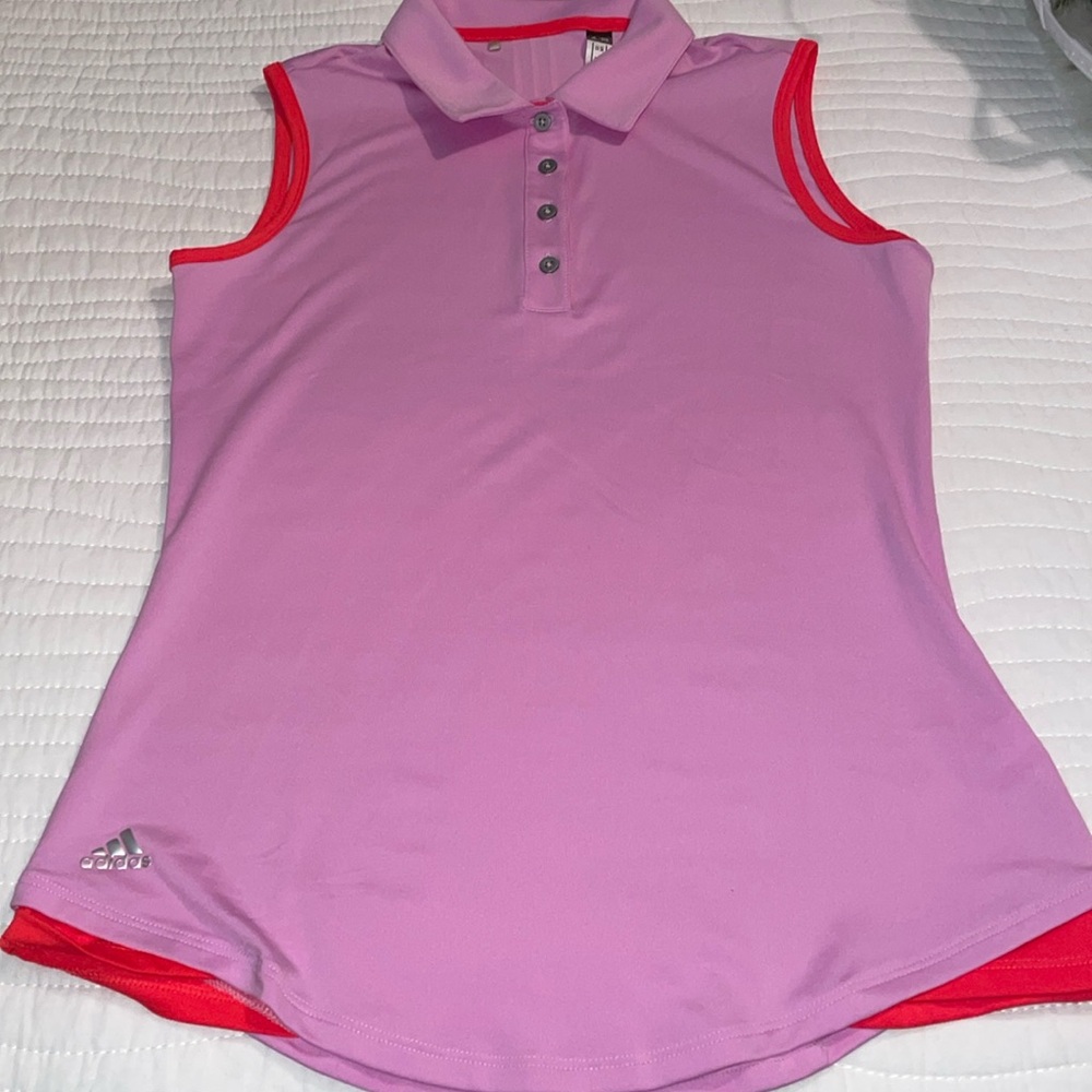 Like new Ladies Adidas Sleeveless Golf Polo